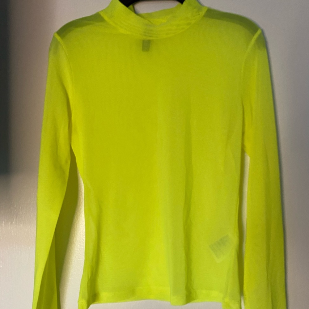 Sheer mesh top